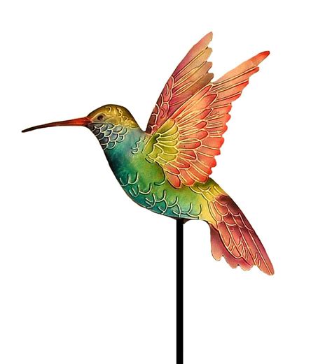 I really love the way this one came out. Metal and Capiz Hummingbird Garden Stake | Garden Stakes ...