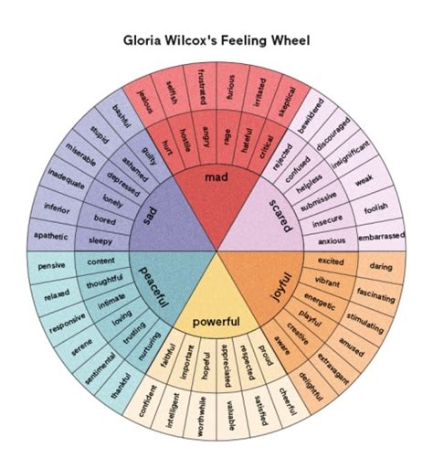 The Emotion Wheel What It Is Psychology And How To Use It Mindbodygreen