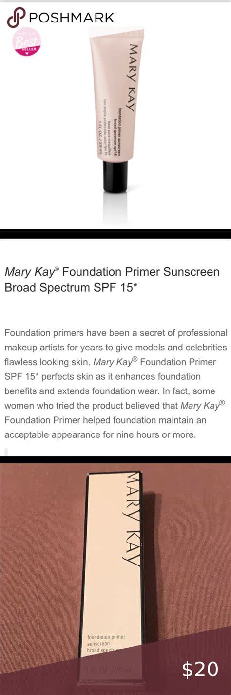 Mary Kay® Foundation Primer Sunscreen Spf Mary Kay® Foundation Primer