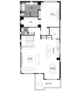 The basis of an upside down layout is to locate the bedrooms on the ground floor, while living areas occupy a home's first floor. Double story house plans - Upside down house designs ...