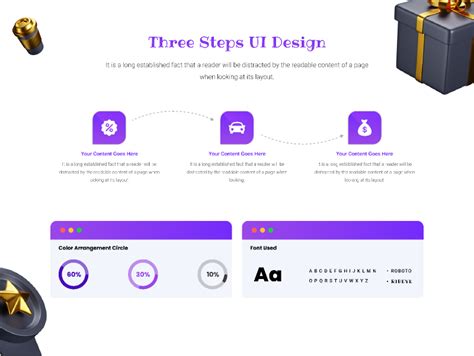 Three Steps Ui Design Figma