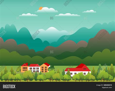 Hills Mountains Vector And Photo Free Trial Bigstock