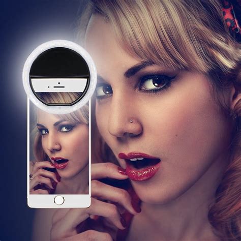 Led Flash Selfie Light Up 36 Led Camera Enhancing Selfie Ring Light For Smartphone Iphone 6 Plus