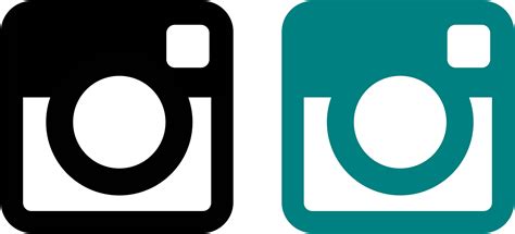 Instagram Logo Black And White Vector at GetDrawings | Free download