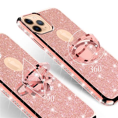 Apple Iphone 11 Case Glitter Cute Phone Case Girls With Kickstandbli