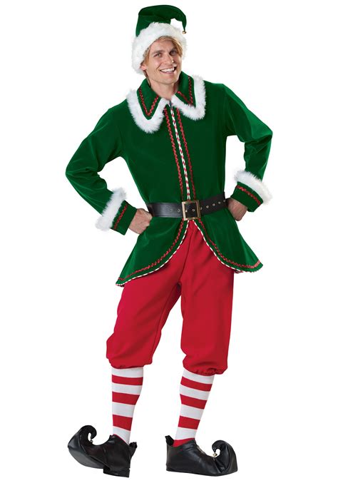 Mens Santas Elf Costume