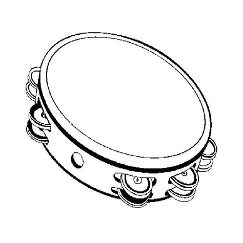 Tambourine Coloring Pages - Free Printable Coloring Pages for Kids