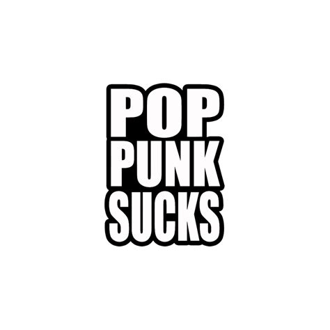 Jual Sticker Pop Punk Sucks Shopee Indonesia