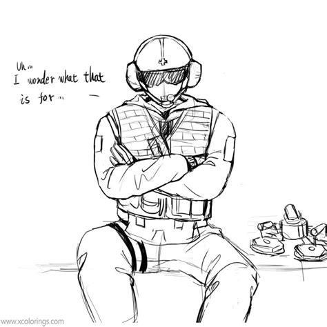 Rainbow Six Siege Coloring Pictures Coloring Pages