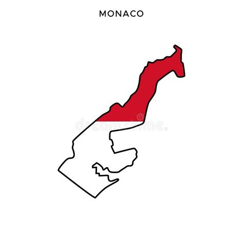 Map Flag Monaco Stock Illustrations 789 Map Flag Monaco Stock