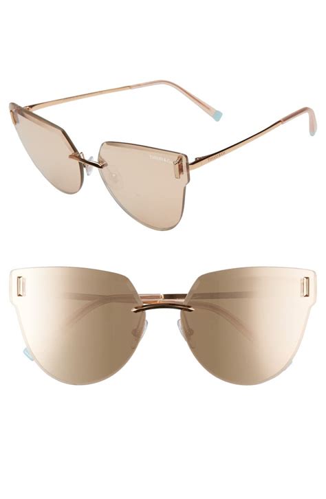 Tiffany And Co 62mm Oversize Rimless Sunglasses Nordstrom