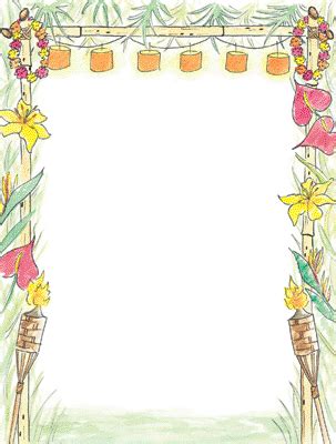Luau Wedding Theme Paper  80 sheets  $9.50 from Great Papers. Large