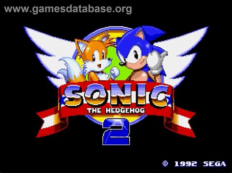 Sonic The Hedgehog 2 Sega Genesis Games Database