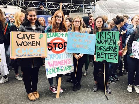 Tens Of Thousands Join Pro Choice March In Dublin