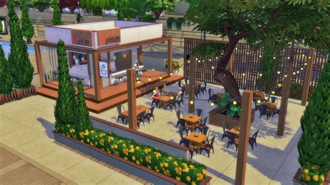 Cozy Cafe At Sims By Mulena Sims 4 Updates