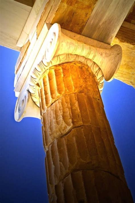 Column At The Athens Parthenon Greece Athens Acropolis Athens Greece