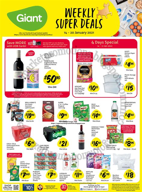 Giant Weekly Super Deals Promotion 14 20 January 2021 ~ Supermarket