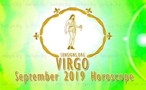 Virgo September 2019 Monthly Horoscope Predictions Sunsignsorg