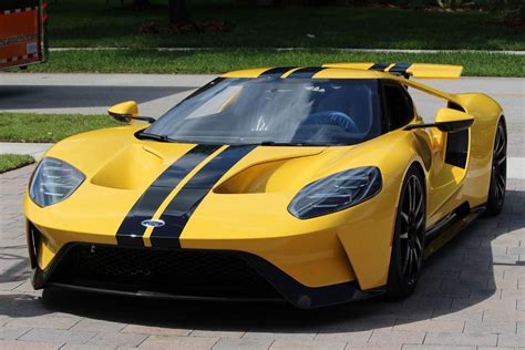2018 Ford Gt Triple Yellow Ford Gt Ford Sports Cars Ford Gt 2016