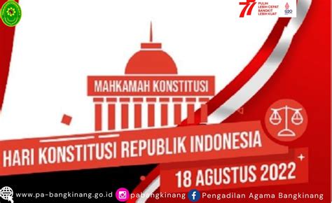 Hari Konstitusi Republik Indonesia 18 Agustus 2022 Ini Sejarah Peringatannya