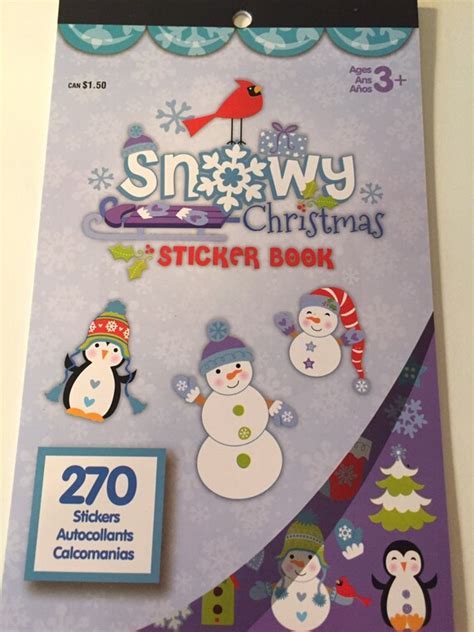 Snowy Christmas Sticker Book