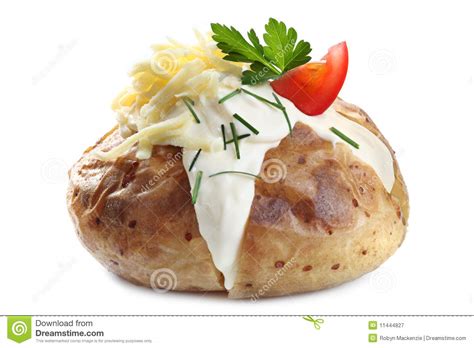 Pomme De Terre Cuite Au Four Image stock