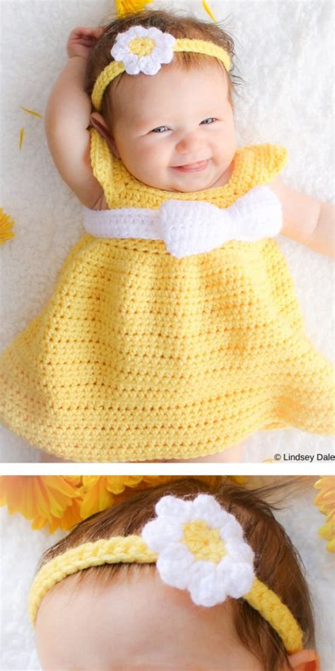 Easy Baby Dresses For Beginners Free Crochet Patterns