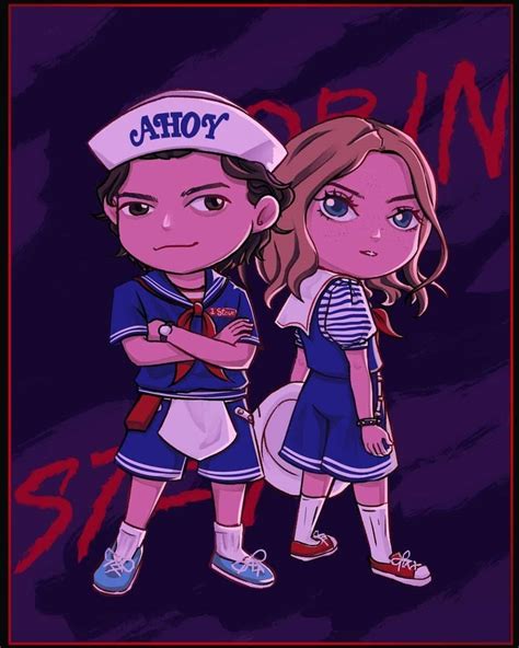 Stranger Things Robin And Steve By Pika Pang Pika Scoops Ahoy Ice