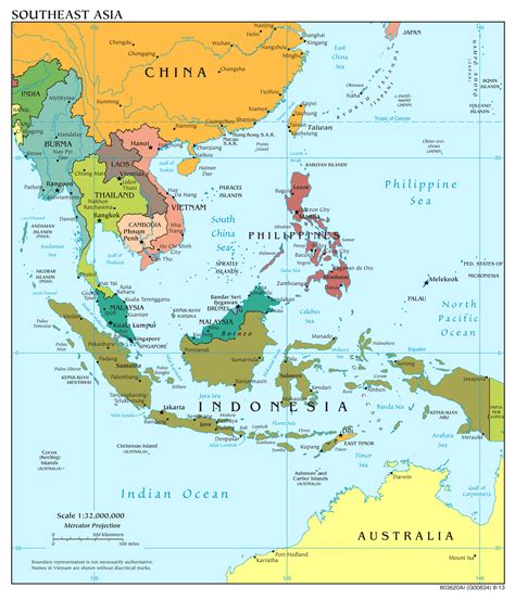 Asian Countries With Map Map Of Atlantic Ocean Area