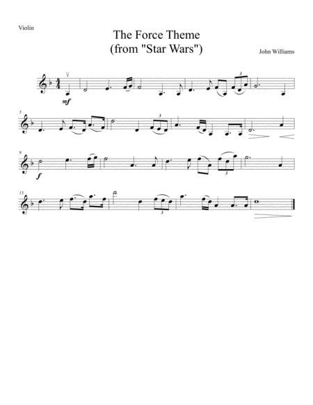 Star Wars Sheet Music To Download And Print