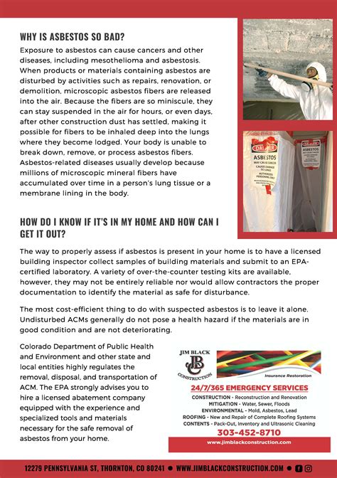 Denver Asbestos Legal Question