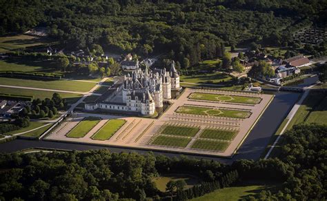 Loir Et Cher Château De Chambord Vue Aérienne Chambord Castle