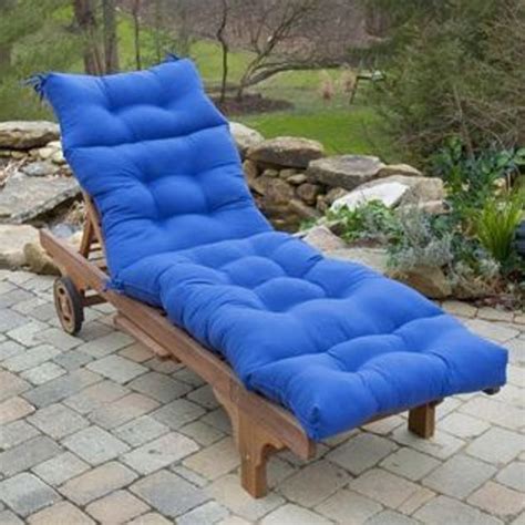 Royal Blue Chaise Lounge Cushions | Greendale Home Fashions 20