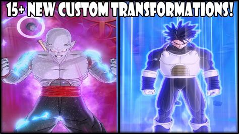 Xenoverse New Custom Cac Transformations Awoken Skills Showcase