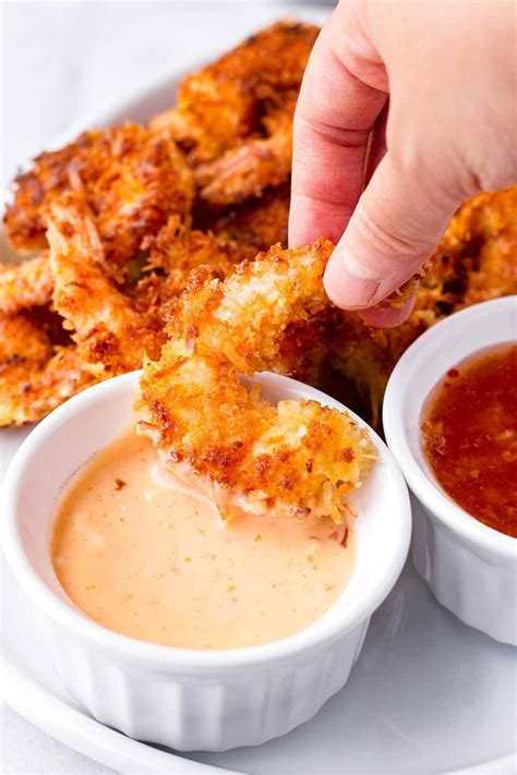 Fried Coconut Shrimp 2 Dipping Sauces Cooking For My Soul Recipe