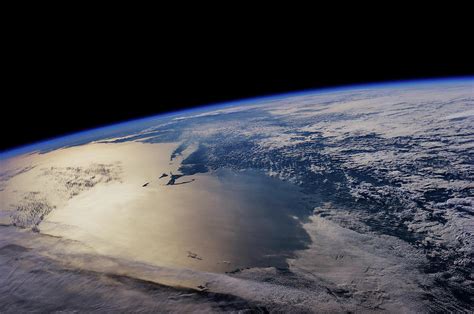 View Of Planet Earth From Space Showing Photograph By Panoramic Images