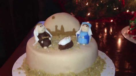 Home of the cake explosion box. Christmas cakes (nativity scene, funny santa scene ...
