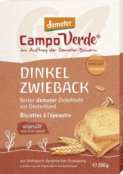 Campo Verde Demeter Dinkel Zwieback Online Kaufen Bei Combi De