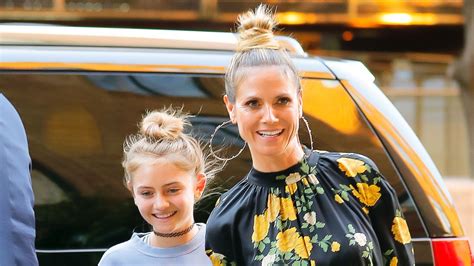 Heidi Klums Daughter Leni 16 Shares Honest Selfie Showing Her Acne
