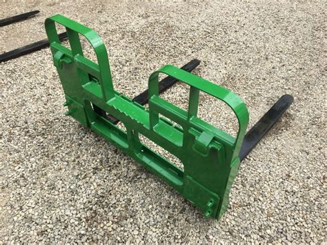 4200 Lb Capacity Hla Pallet Forks With 48 Tines In John Deere Quick Attach