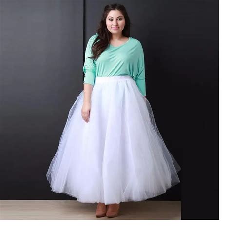 Aliexpress Com Buy Puffy White Tutu Skirt With Lining Elastic Waist A