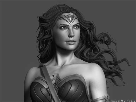 artstation wonder woman sumit malhotra wonder woman superhero art artwork