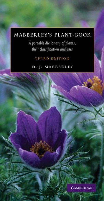 Buy Mabberleys Plant Book A Portable Dictionary Of Plants Their
