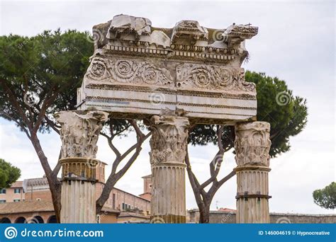 The capitolium and the forum of ostia. Roman Forum, View From Capitolium Hill In Rom Stock Image - Image of italy, beautiful: 146004619