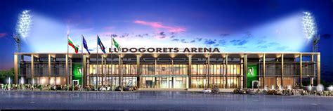 It's used for football matches and is the home ground of the local footbal. Projekt: Ludogorets Arena - Stadiony.net