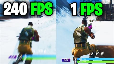 This Is What Playing In 240 Fps Feels Like Fortnite Frame Rate