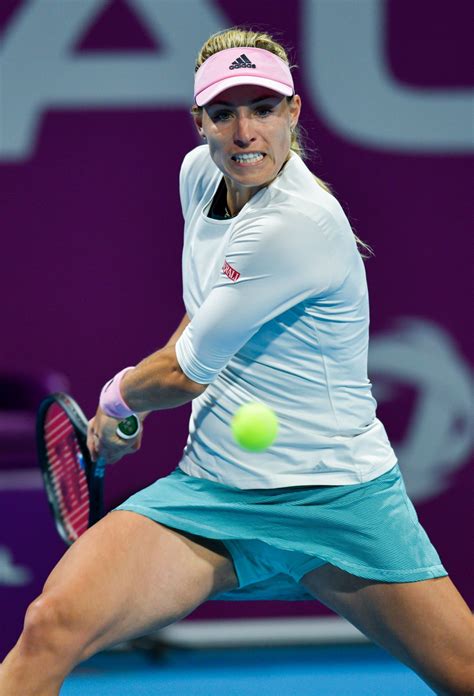 She began her pursuit of becoming a tennis player at the age of three. ANGELIQUE KERBER at 2019 WTA Qatar Open in Doha 02/13/2019 ...