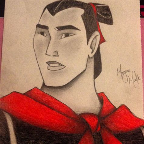 Shane From Mulan Another One Of My Favorite Disney Movies Drawing All
