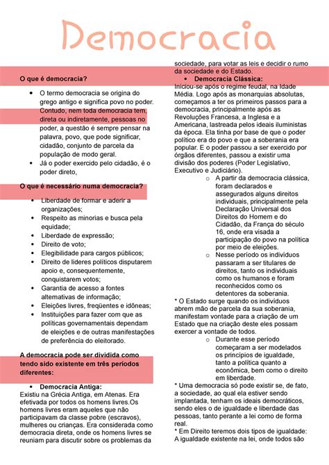 A Palavra Democracia Tem Origem No Grego