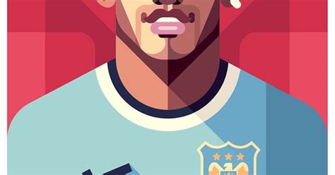 Kun Aguero Manchester City By Daniel Nyari Cartoon Pinterest
